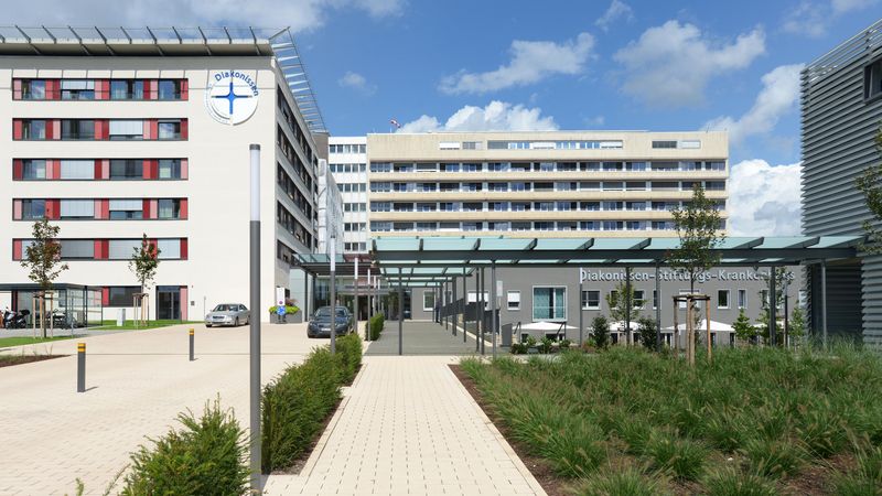 Außenansicht Diakonissen-Stiftungs-Krankenhaus Speyer