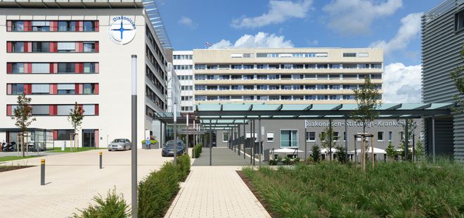 Außenansicht Diakonissen-Stiftungs-Krankenhaus Speyer