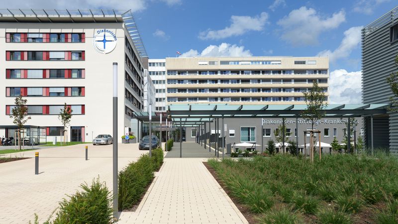 Außenansicht Diakonissen-Stiftungs-Krankenhaus Speyer