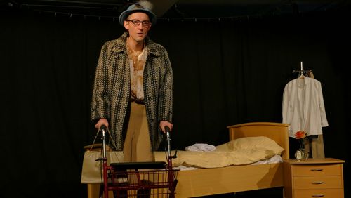 Schauspieler auf Bühne