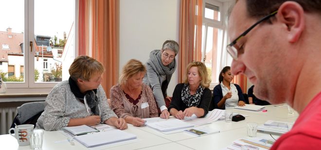 Seminar im Bildunngszentrum im Mutterhaus